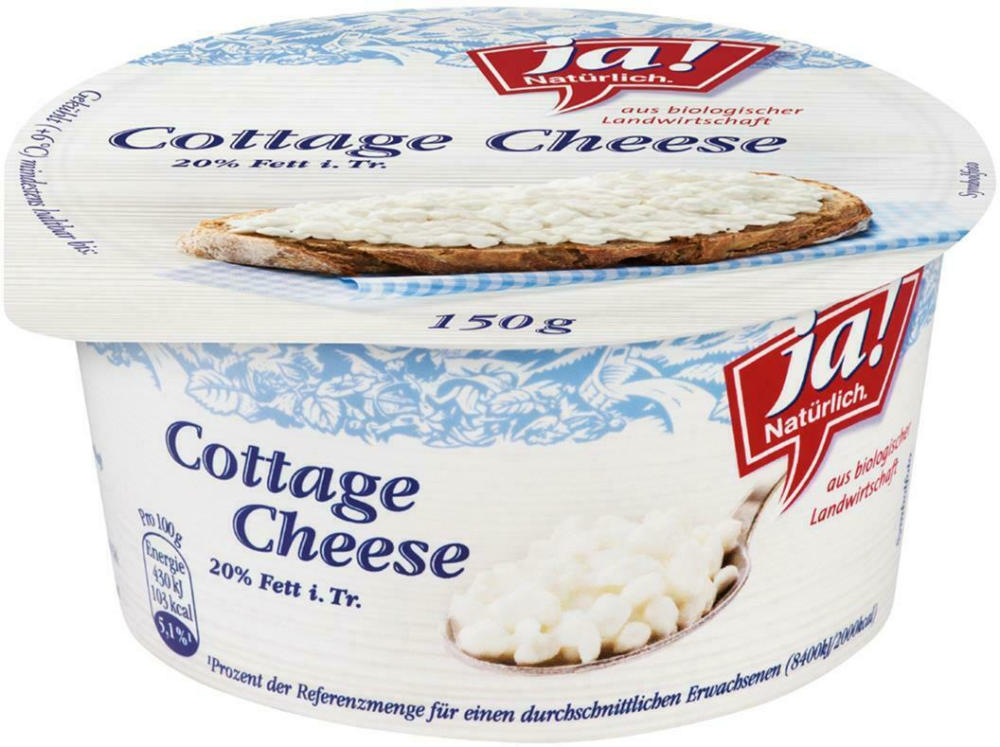 Ja Natürlich Cottage Cheese 20 Online von BILLA wogibtswas at