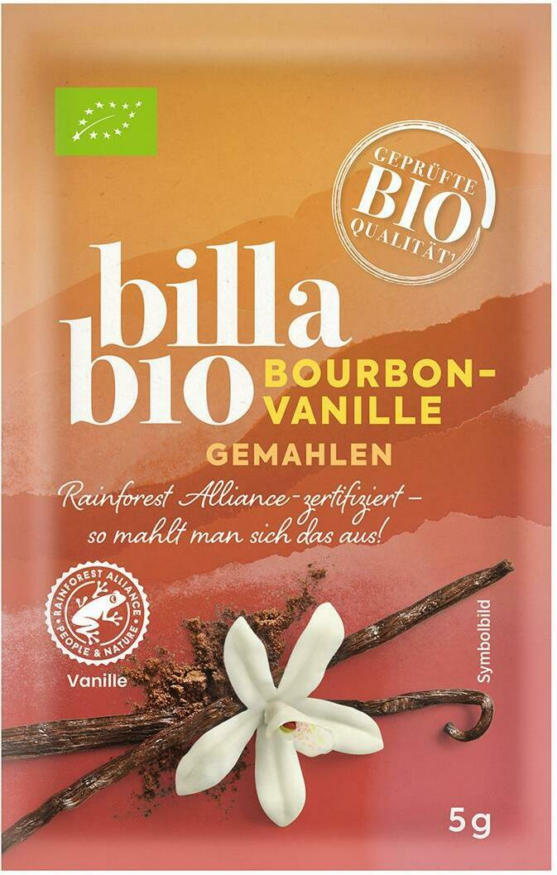 Billa Bio Bourbon Vanille Gemahlen Online Von Billa Plus Wogibtswas At