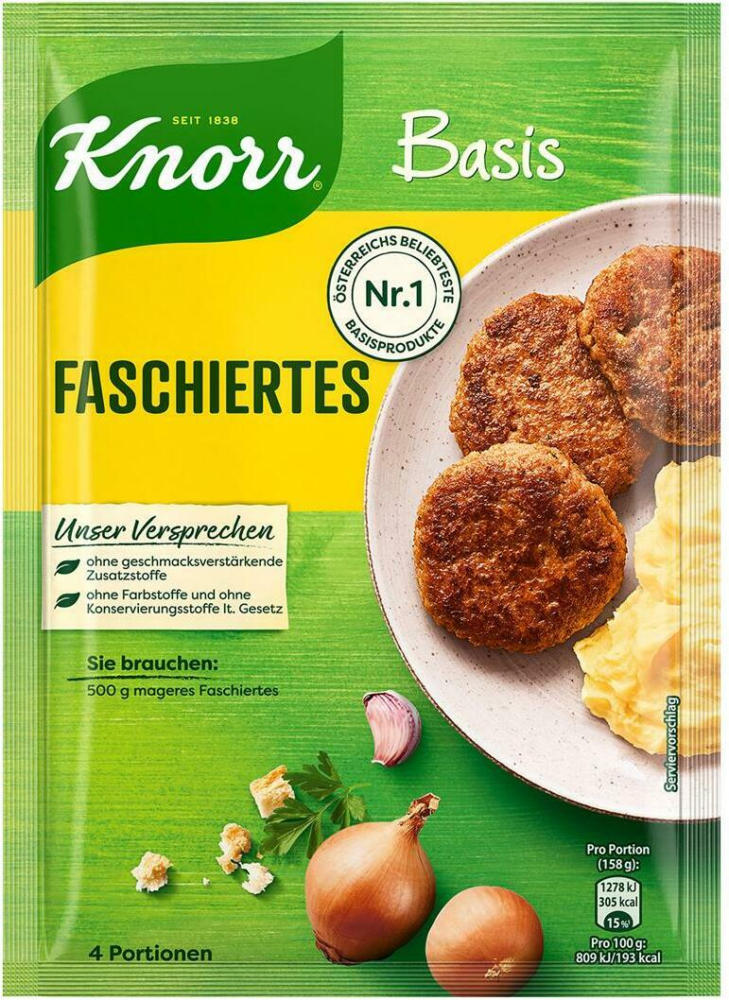 Knorr Basis für Faschiertes Online von BILLA PLUS wogibtswas at