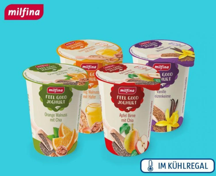 Milfina Feel Good Joghurt Online Von Hofer Wogibtswas At