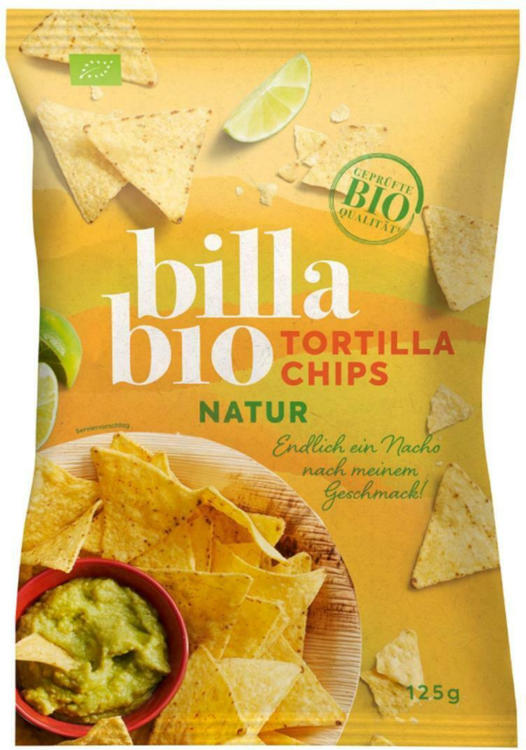 Billa Bio Tortilla Chips Natur Online Von Billa Plus Wogibtswas At