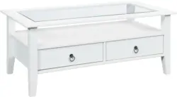 Couchtisch 'Provence', aus Kiefer, weiss