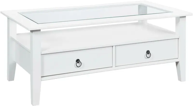 Couchtisch 'Provence', aus Kiefer, weiss