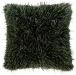 Fellkissen Nila in Gr&uuml;n ca. 45x45cm