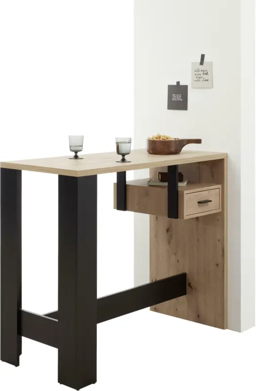 Bartisch 'Bijou' , ca 120x50 cm, eiche