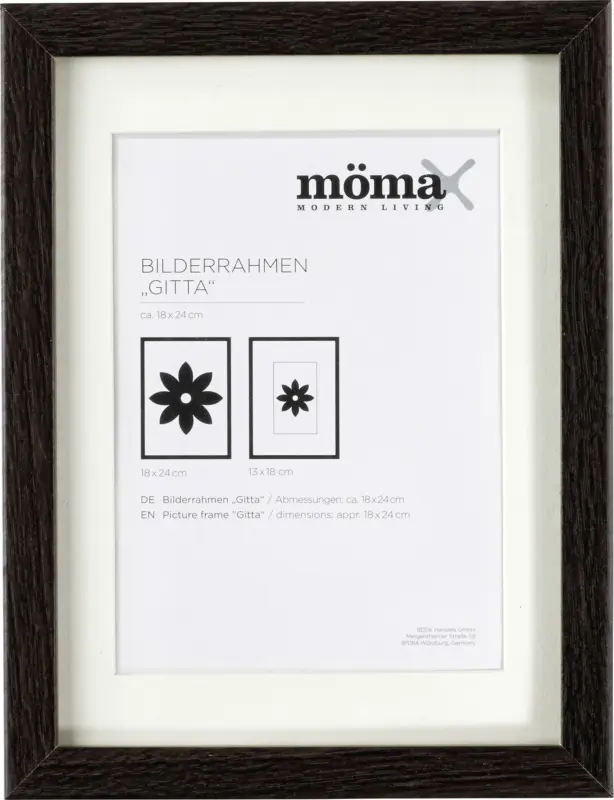 Bilderrahmen Gitta aus Holz ca. 18x24cm
