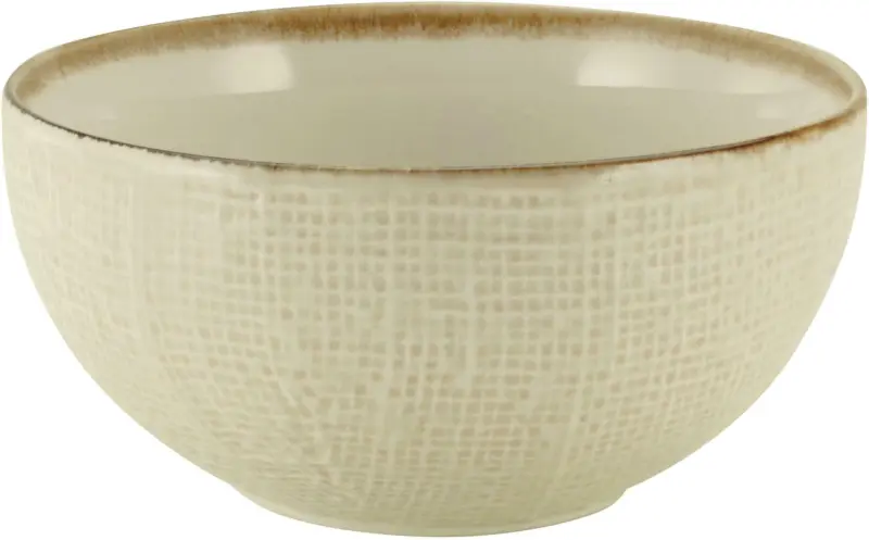 Schale Canvas in Creme Ø ca. 14cm