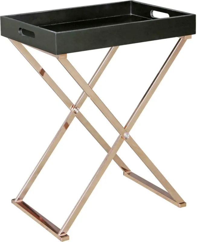 Beistelltisch 'WL5.244' ca. 48x34 cm, schwarz