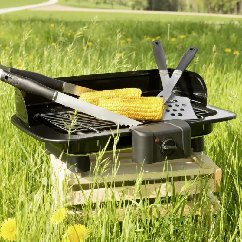 Elektrogrill Dirk1 in Schwarz