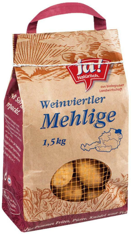 Ja! Natürlich Erdäpfel Mehlig aus Österreich