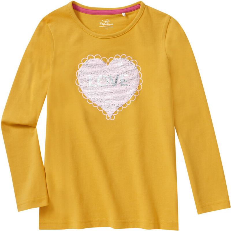 Mädchen Langarmshirt mit Wendepailletten (Nur online)