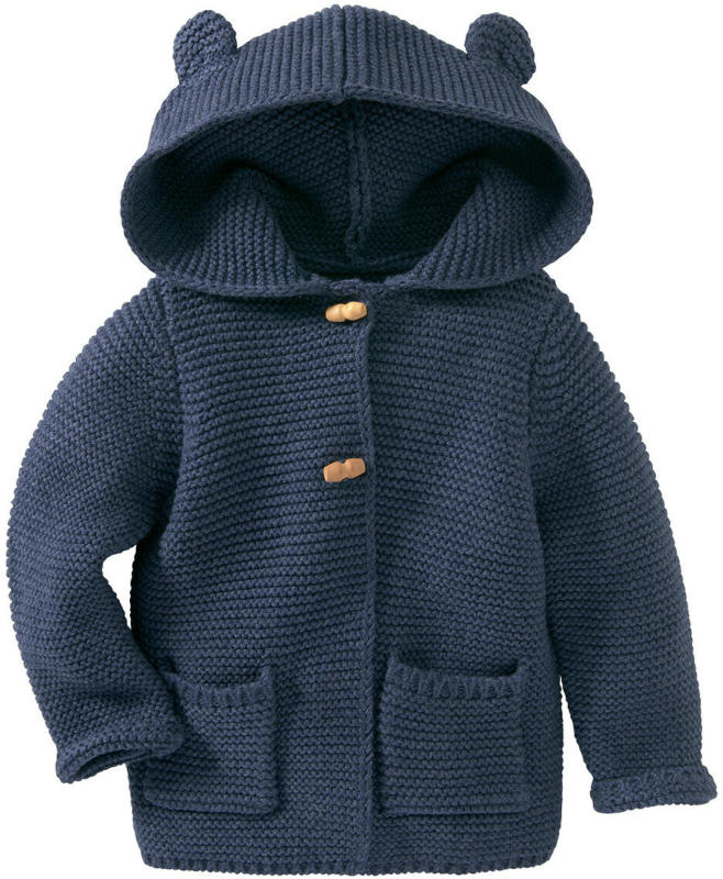 Newborn Strickjacke mit Kapuze (Nur online)