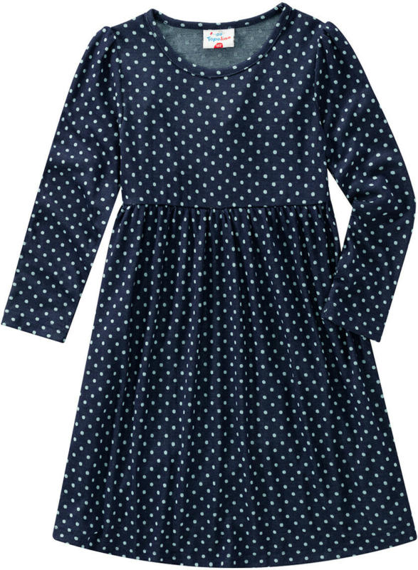 Mädchen Kleid mit Punkte-Allover (Nur online)