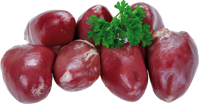 Putenherzen frisch