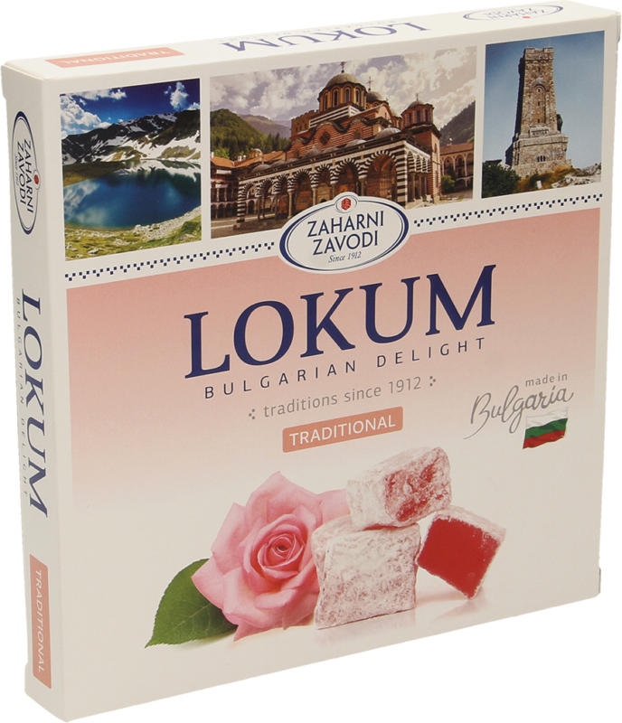 Bulgarische gelierte Zuckerwarenspezialität
