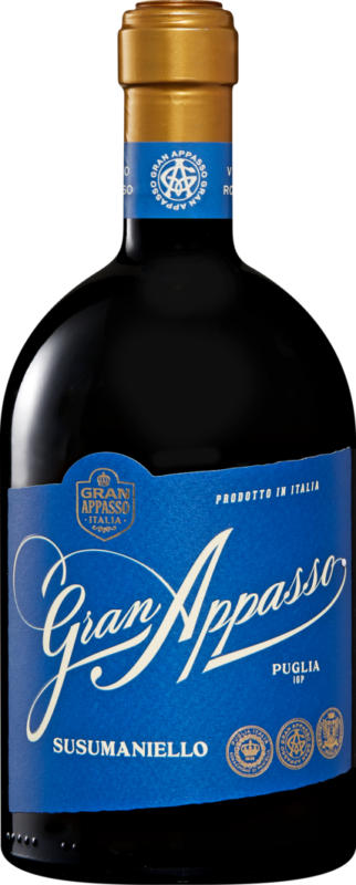 Gran Appasso Susumaniello Puglia IGP, 2020, Apulien, Italien, 75 cl