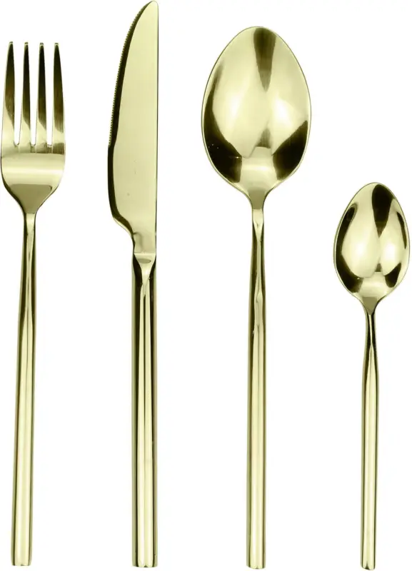 Besteckset Shine aus Edelstahl, 24-teilig