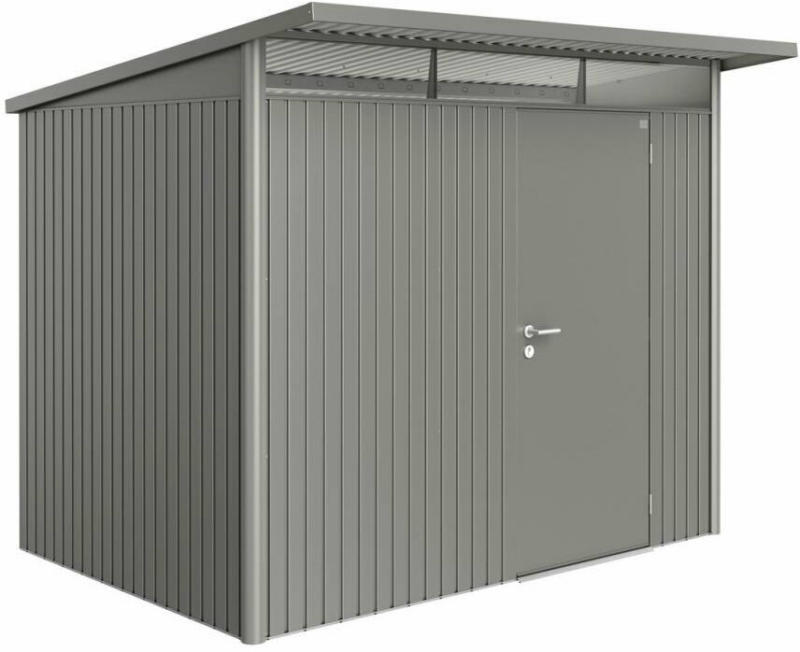 Gerätehaus „AvantGarde“, Standardtür, 260x220x218 cm, quarzgrau-metallic 260x220x218 cm | quarzgrau-metallic