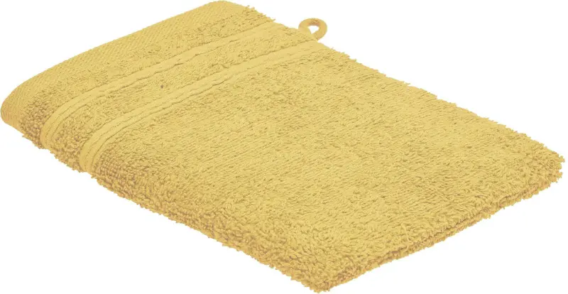 Waschhandschuh Melanie in Gelb ca. 16x21cm