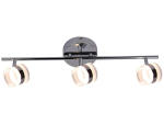 3 Spots LED CANDLE Ø60cm 4.5W argenté