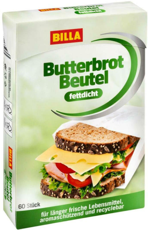 BILLA Butterbrotbeutel