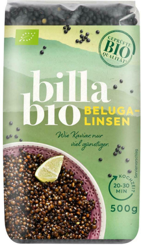 BILLA Bio Belugalinsen