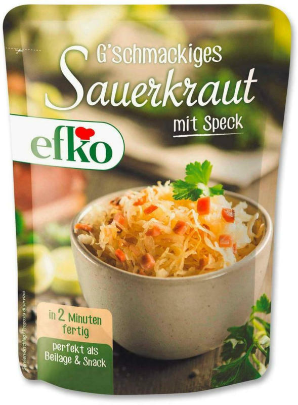 efko Sauerkraut mit Speck