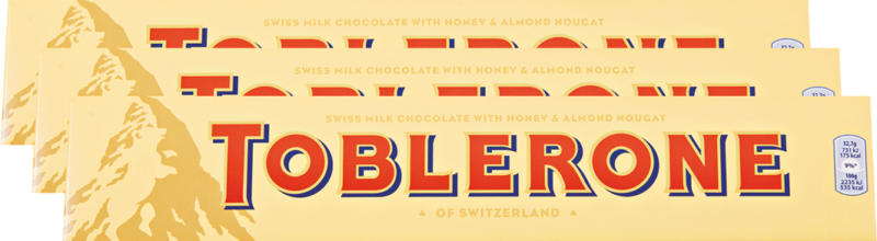 Toblerone Milch, 3 x 360 g