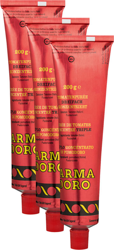Concetrato di pomodoro Hero Parmadoro, 3 x 200 g