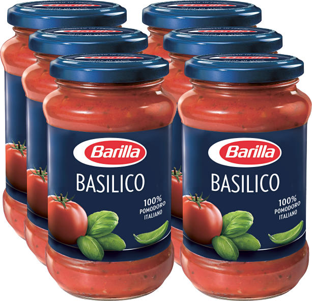 Sauce Basilico Barilla, 6 x 400 g