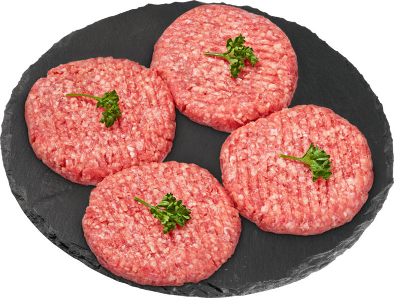 Beefburger Denner, Manzo, Svizzera, 4 x 125 g