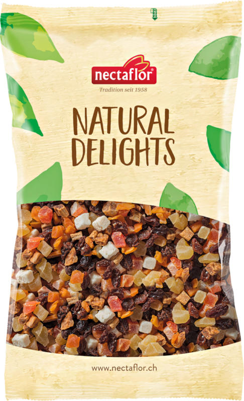 Fruits secs Natural Delights Mélange exotique Nectaflor, 500 g
