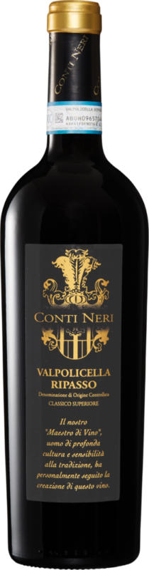 Conti Neri Ripasso della Valpolicella DOC Classico Superiore, 2018, Vénétie, Italie, 75 cl