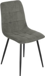 Stuhl aus Kord in Grau