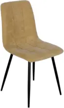 m&ouml;max Stuhl aus Kord in Gelb