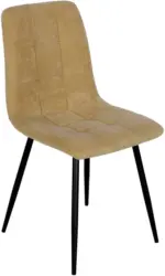 Stuhl aus Kord in Gelb