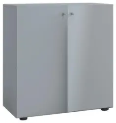 Aktenschrank in Grau ca. 70x70x39 cm 'Vandol Mini'