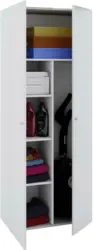 Mehrzweckschrank in Weiss ca. 70x178x40 cm 'Vandol'