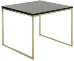 m&ouml;max Couchtisch 'Riva' ca. 60x60 cm, schwarz