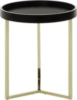 mömax Dornbirn - Ihr Trendmöbelhaus in Dornbirn Beistelltisch 'Eva' Ø ca. 40 cm, schwarz