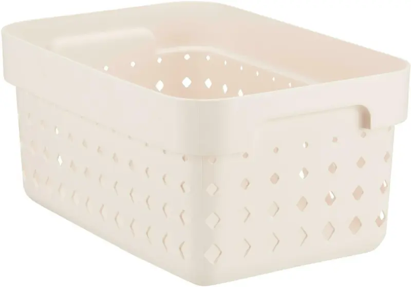 Korb Seoul aus Kunststoff in Rosa