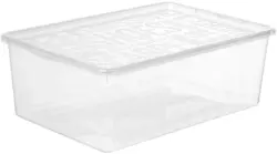 Box mit Deckel Sandra aus Kunststoff