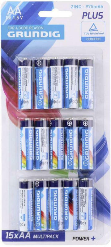Grundig Batterien AA 15er-Pack
