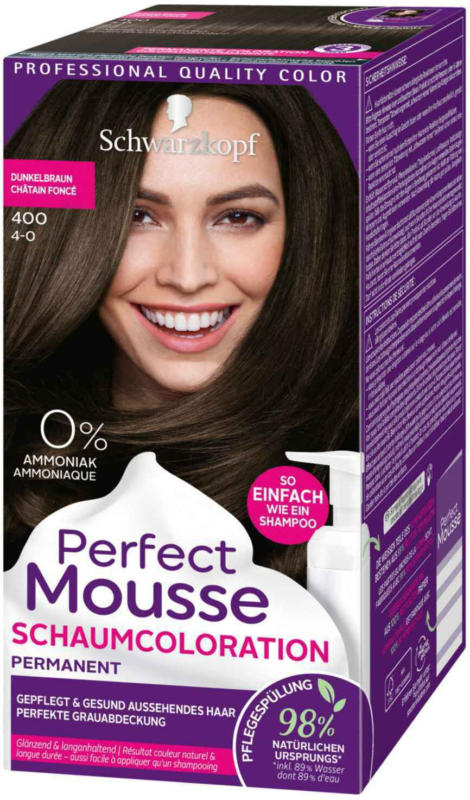 Schwarzkopf Perfect Mousse Dunkelbraun 4 -