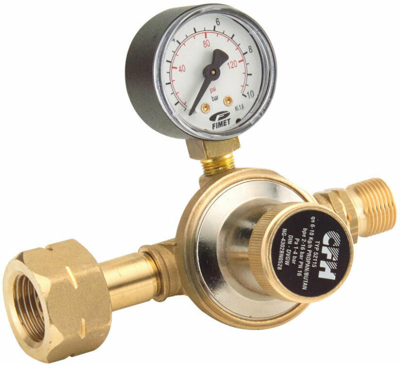 Propanregler „1-4 DR 115“, mit Manometer