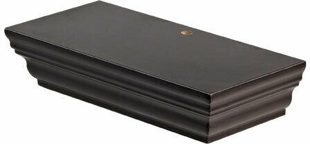 Wandregal „Profile“, 200x100x45mm, espresso espresso | braun