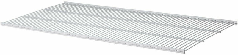 Regalboden-Set, Draht, 80x40,6cm, weiß weiß