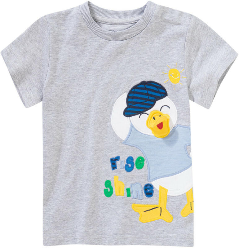 Jungen T-Shirt mit Enten-Applikation (Nur online)
