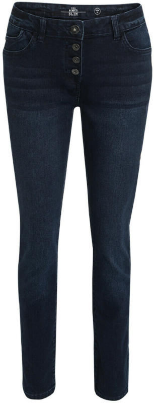 Damen Slim-Jeans mit Used-Waschung (Nur online)