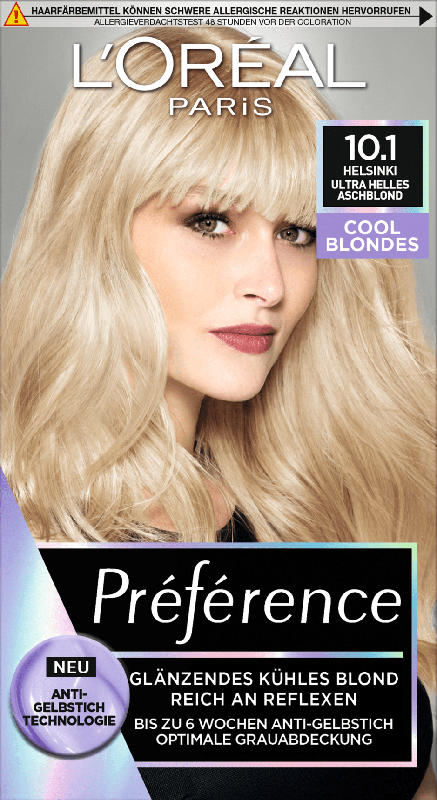 L'Oréal Paris Préférence Haarfarbe Cool Blondes Helsinki 10.1
